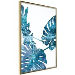 Arkiio Affisch Emerald Monstera [Poster] 40x60 Poster